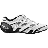 Northwave Vertigo Pro Road Shoes-Bicycle Shoes-Northwave-43-White-Black-Silver-Chain Driven Cycles-Bike Shop-Ireland